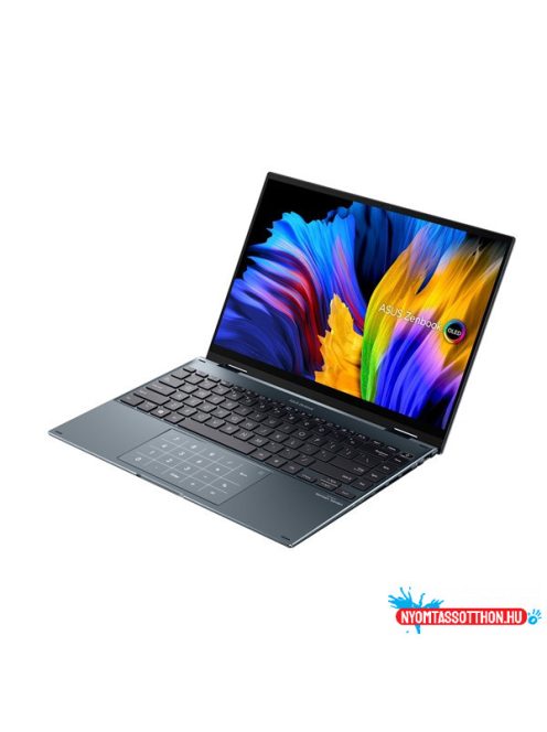 ASUS ZENBOOK FLIP UP5401EA-KN701 14" 2K+ OLED TOUCH, I7-1165G7, 16GB, 1TB M.2, INT, NOOS, SZÜRKECore i7-1165G7 Processor 2.8 GHz (12M Cache, up to 4.7 GHz, 4 cores), 16GB LPDD