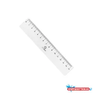 Vonalzó 15cm, műanyag Bluering®
