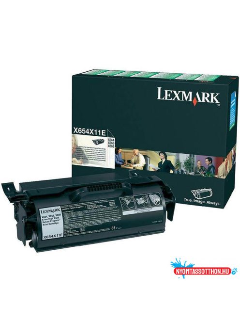 Lexmark X654/656/658 Extra High Return Toner 36.000 oldal (Eredeti) X654X11E