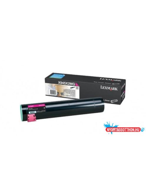 Lexmark X940/945e High Toner Magenta 22.000 oldal (Eredeti) X945X2MG