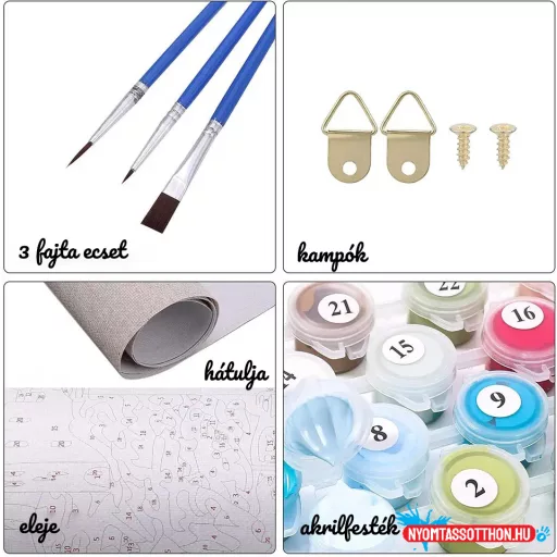 Számos kifestő, 40x50cm, keret nélkül - New York