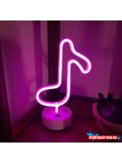 Asztali LED-es neon világítás (hangjegy)