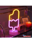 Asztali LED-es neon világítás (jégkrém)