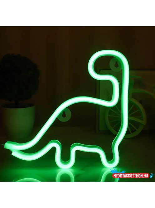 Fali LED-es neon világítás (dino)