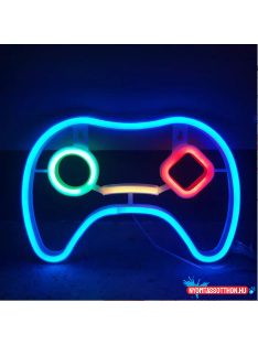 Fali LED-es neon világítás (gamer)