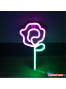 Fali LED-es neon világítás (rózsa)