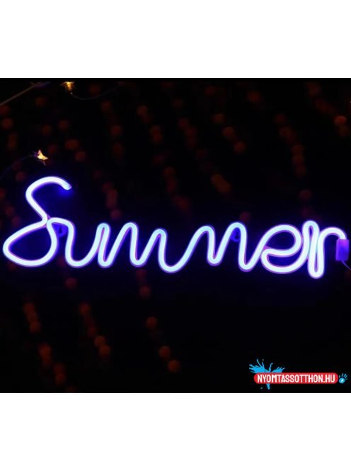 Fali LED-es neon világítás (Summer felirat)