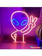 Fali LED-es neon világítás (menő UFO)